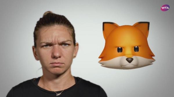 Simona Halep în clipul WTA