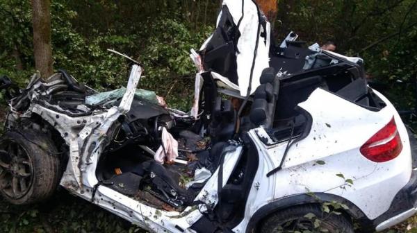 Mașina implicată în accidentul din Satu Mare