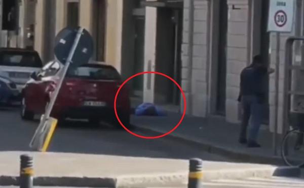 Arestarea unuia dintre hoți, la Florența