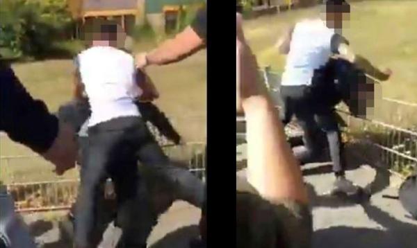 Un elev român a rupt cu bătaia un coleg neamţ, în faţa liceului unde învăţa, în Germania. Imagini şocante