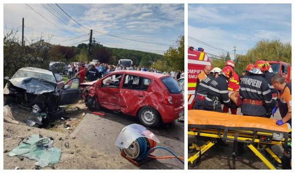 Accident grav lângă Piteşti, cu 3 victime, 2 răniţi grav. Intervenţie de urgenţă SMURD