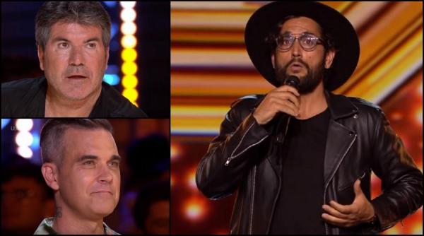 Cezar Ouatu a făcut senzaţie la "X Factor" din Marea Britanie! Românul l-a lăsat fără cuvinte pe Robbie Williams