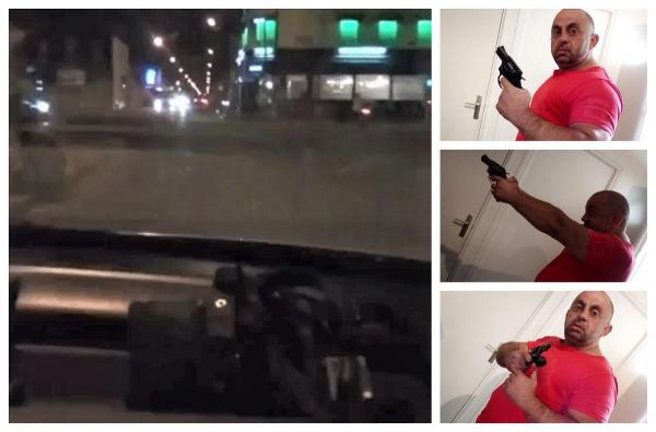 Infractor român la Paris, Live pe Facebook cu pistolul, ameninţând că-şi va elimina toţi duşmanii (Video)