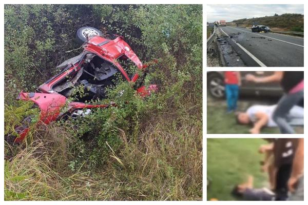Şoferul care a provocat accidentul cu 3 morţi din Huedin este un fost poliţist şi a fost filmat beat sau drogat (Video)