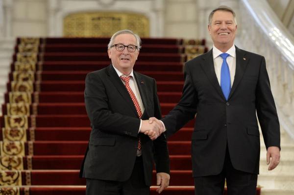 Klaus Iohannis și Jean-Claude Juncker