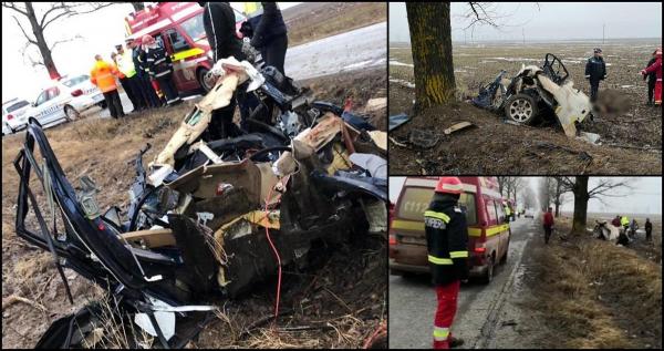 Cei patru tineri morţi în accidentul din Teleorman sunt lăutari. Se întorceau de la o petrecere (Video)