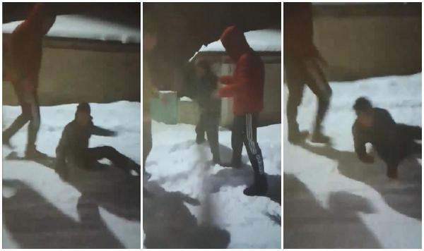 Video cu un copil batut de doi adolescenti dintr-o comuna din Botosani