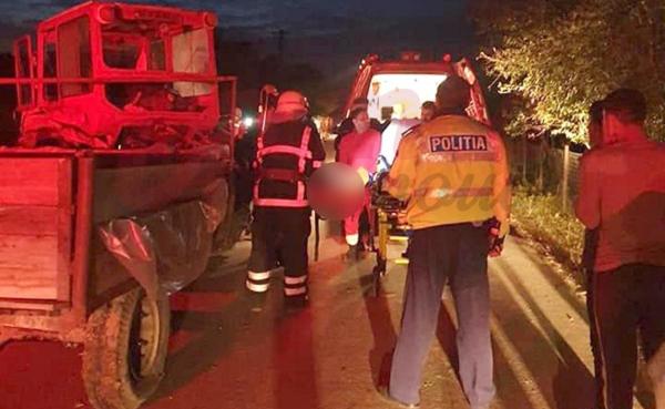 Copil strivit de un tractor scăpat de sub control, în Vaslui