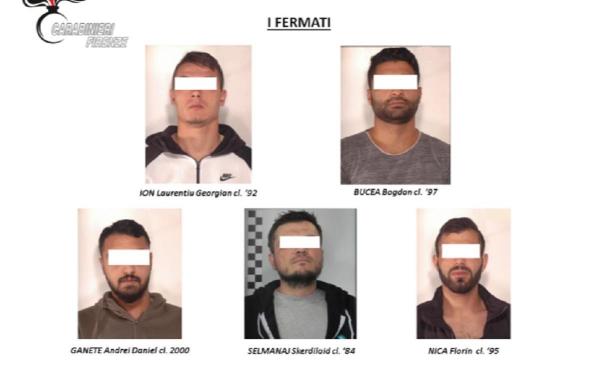 Românii au fost arestaţi de procurorii de la Firenze