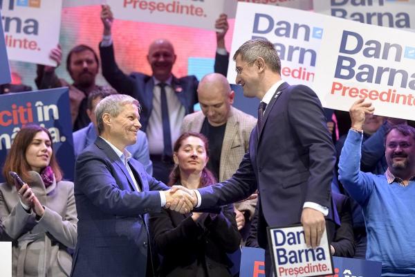 Dan Barna luptă cu Viorica Dăncilă pentru a intra în turul II de la prezidenţiale