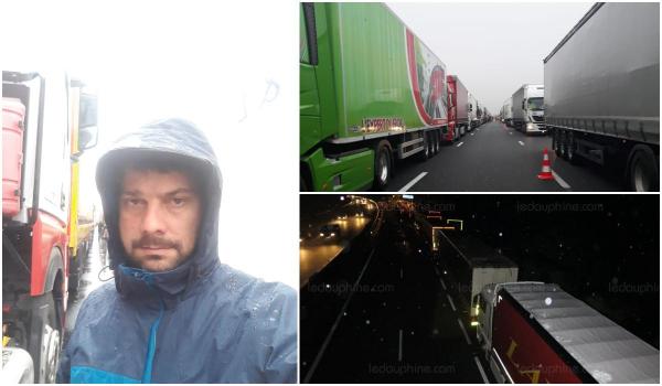 Şoferi români blocaţi