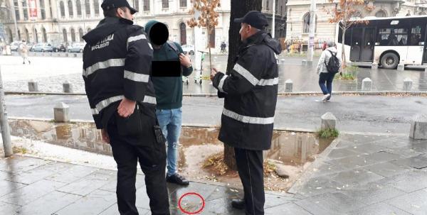 Peste 100 de bucureşteni, prinşi că au aruncat ţigări pe stradă