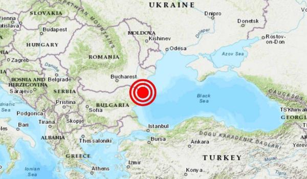 Cutremur în Marea Neagră, înregistrat pe 28 noiembrie 2019