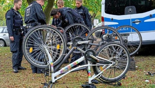 Poliția germană verifică bicliclete