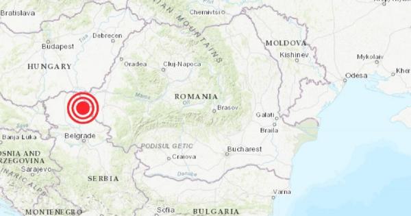 Seismul s-a produs în Serbia, la doar 18 kilometri adâncime
