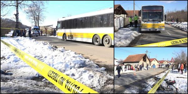 Andrei a fost spulberat de autobuz, sub ochii bunicii. Băieţelul a murit chiar în faţa casei