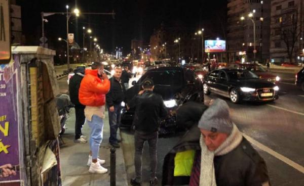 Dorian Popa, accident în Bucureşti