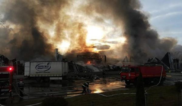 Incendiu la Alba Iulia