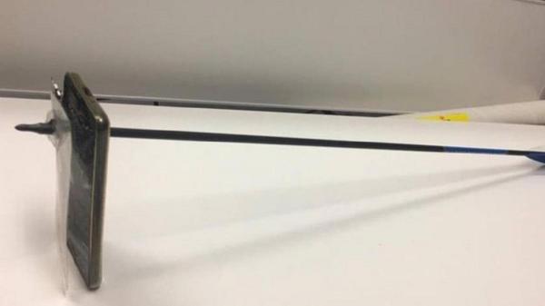 Săgeată în telefon