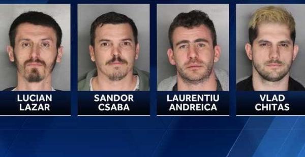 Sume uriaşe furate de 4 români în SUA, după ce au clonat cardurile bancare a sute de americani