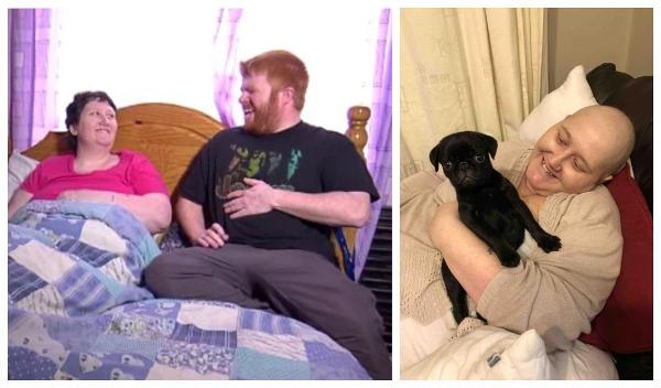 Femeie bolnavă de cancer