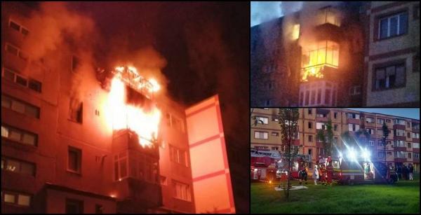 Desfășurare de forțe la primele ore ale dimineții pe Aleea Romaniței din Reșița, judeţul Caraş - Severin