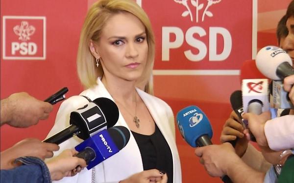 Gabriela Firea i-a transmis sănătate şi putere liderului PSD Liviu Dragnea, ajuns ieri la Rahova