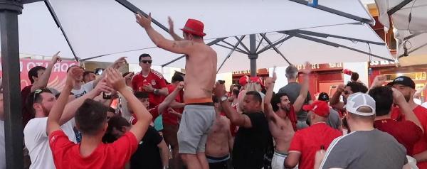 Atmosferă incendiară înainte de finala UEFA Champions League