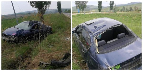 Accident grav la Vaslui, provocat de şoferul unui BMW care a depăşit pe linie dublă continuă