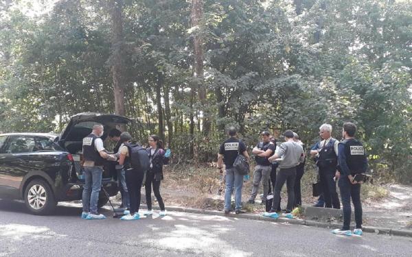 Locul unde a fost comisă agresiunea, în Bois du Boulogne