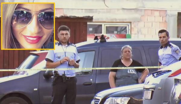 Polițiști la locul crimei