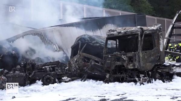 Accident provocat de un șofer român de TIR, în Germania
