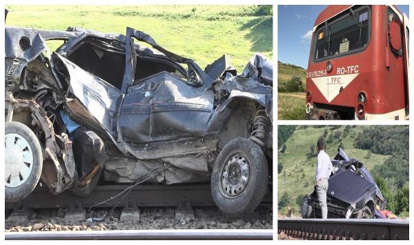 Accidentul feroviar de la Cluj, soldat cu doi morţi: şoferul maşinii n-a avut niciodată permis, iar autoturismul era radiat