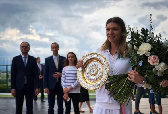 Simona Halep pe Otopeni