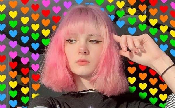 Bianca Devins într-o fotografie postată pe Instagram