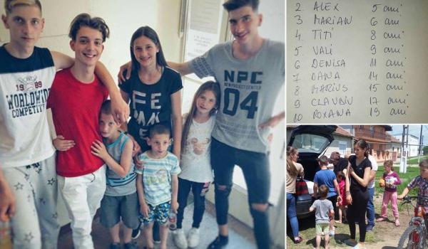 Zece fraţi din Arad, rămaşi fără tată, locuiesc în 35 de metri pătraţi