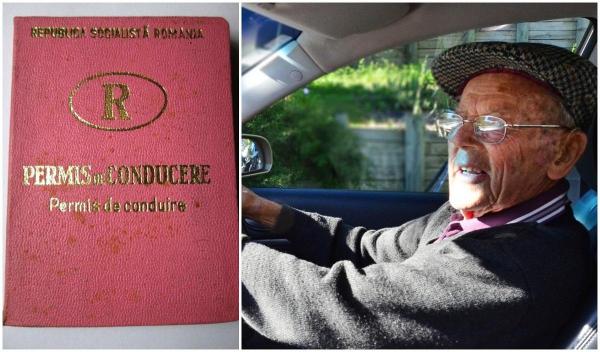 Un bătrân de aproape 70 de ani conducea cu permis emis de Republica Socialistă România în 1971, fără ITP şi RCA