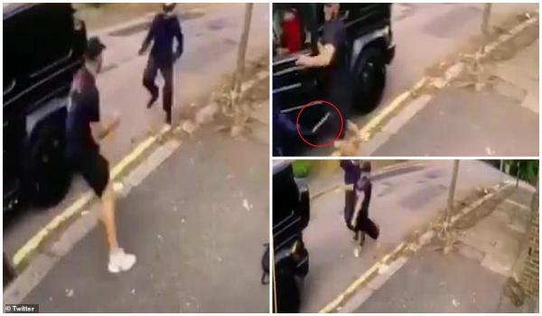 Fotbaliştid e top atacaţi cu cuţitele