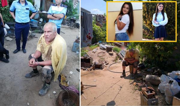 Gheorghe Dincă după ce a fost prins de poliţie