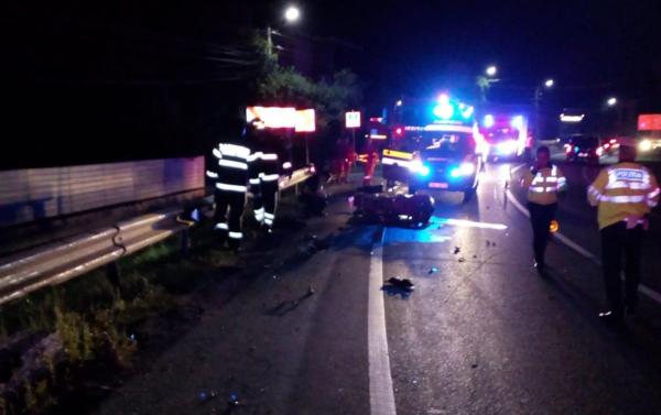 Un motociclist beat și fără permis și-a ucis prietenul, la Gilău