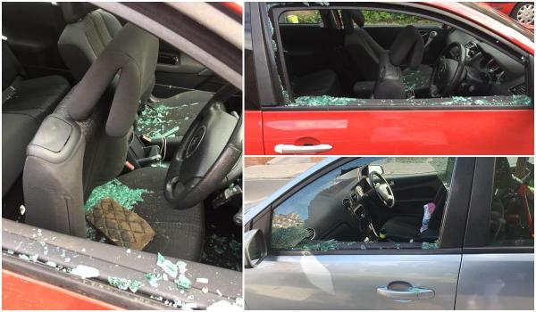 Maşini distruse în Anglia