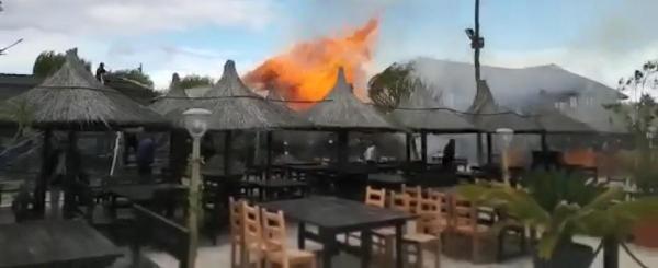 Din fericire nu au existat victime la incendiul din Olimp