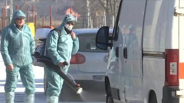 Echipe de intervenție securizează zona la gripă aviară