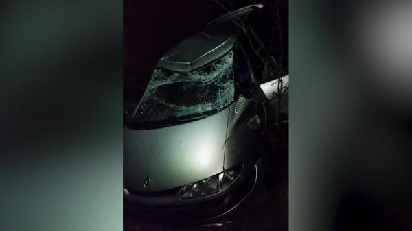 Locul accidentului de la Ostrov, provocat de șoferul băut