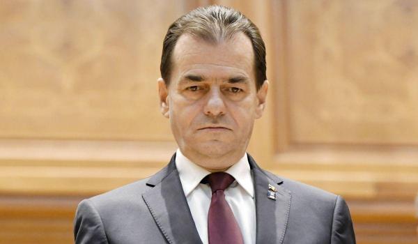 Ludovic Orban, premierul Româniai, în Parlament