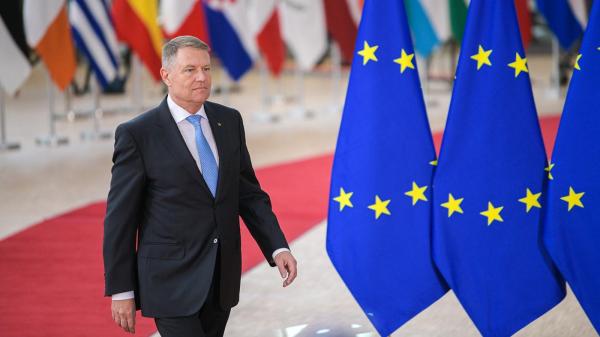 Klaus Iohannis, fotografiat la Consiliul European extraordinar, în Bruxelles