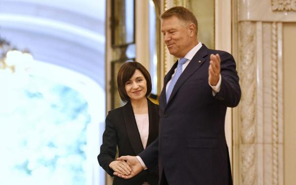 Klaus Iohannis și Maia Sandu