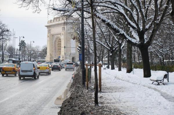 Vedere înspre Arcul de Triumf