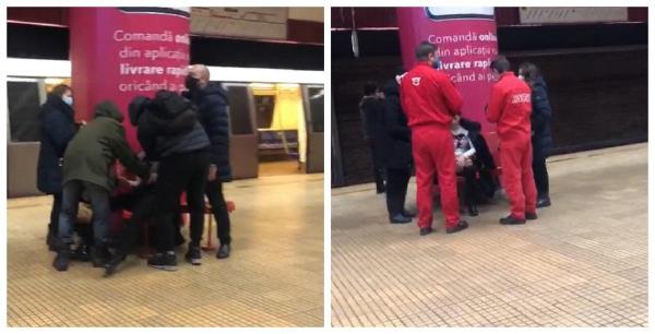 Incidentul de la metrou s-a produs în staţia Piaţa Unirii 1