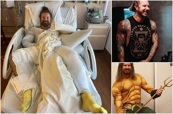 Tim Lambesis pe patul de spital